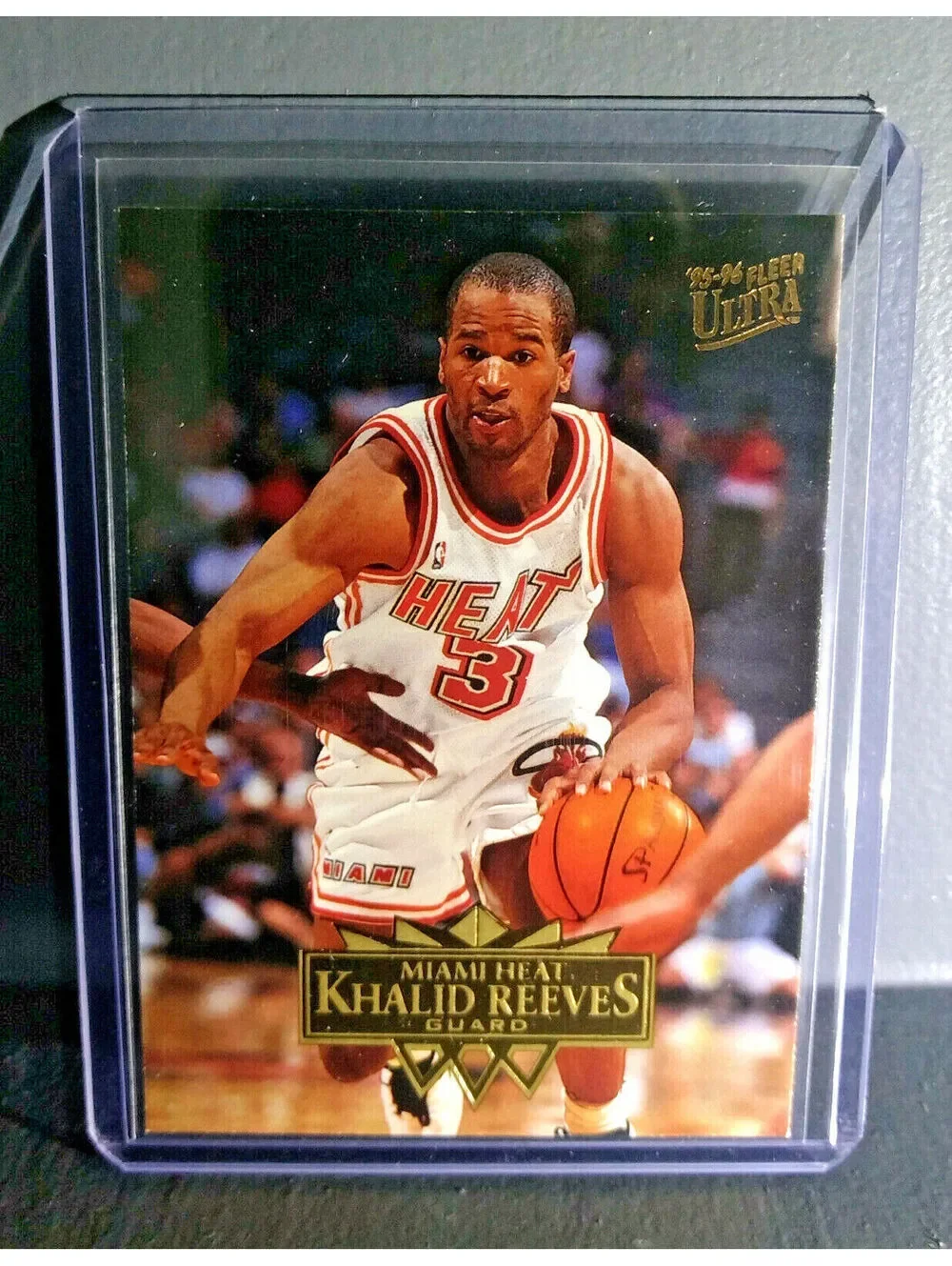 1995-96 Khalid Reeves Fleer Ultra #97 Basketball Card